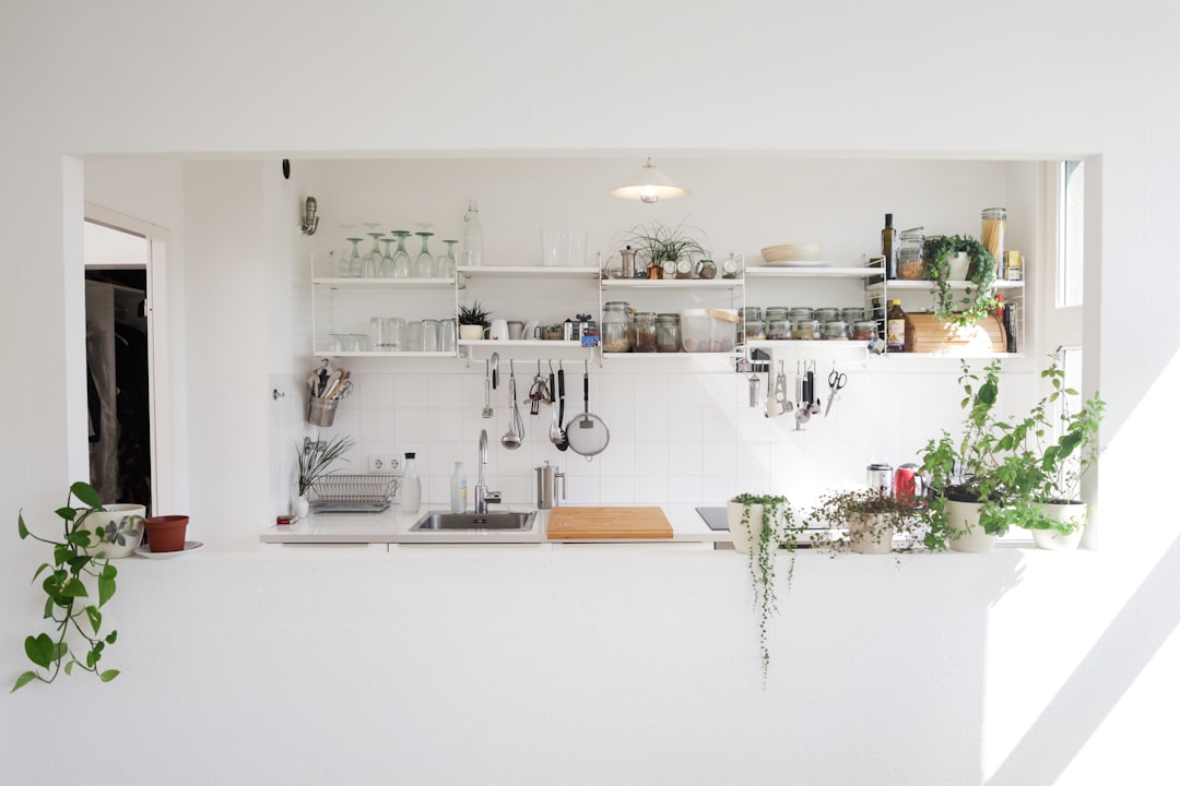 Heldere landschapsfotografie op keukenachterwand. Heldere landschapsfotografie op keukenachterwand.